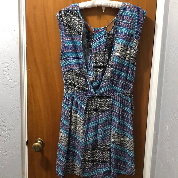 Multicolored Party Dress - Picture 2 of 2